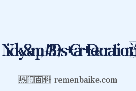 Nicky&amp;#39;s+Car+Decoration造句是什么意思的图片